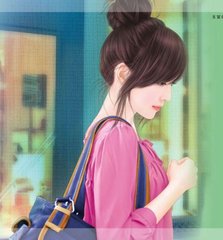 女子拔萝卜